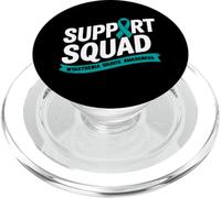 Support Squad Myasthenia Gravis Awareness Teal Ribbon MG PopSockets PopGrip for MagSafe