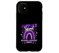 Support-Squad National Recovery Month Addiction Boho Rainbow Case for iPhone 11