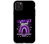 Support-Squad National Recovery Month Addiction Boho Rainbow Case for iPhone 11 Pro Max