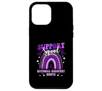 Support-Squad National Recovery Month Addiction Boho Rainbow Case for iPhone 12 Pro Max
