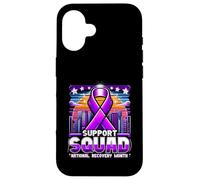 Support-Squad National Recovery Month Addiction Recovery Case for iPhone 16
