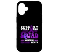 Support-Squad National Recovery Month Addiction Recovery Case for iPhone 16