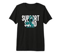Support Squad Ovarian Cancer Awareness Premium T-Shirt