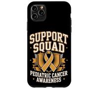 Support Squad Pediatric Cancer Awareness Ribbon Case for iPhone 11 Pro Max