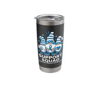 Support Squad Prostate Cancer Awareness Gnomes Charming Stainless Steel Insulated Tumbler