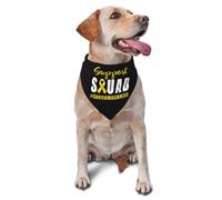 Support Squad Sarcoma Cancer Awareness Pet Scarves Triangle Puppy Scarf Washable Pet Bandanas For Outdoor Pets Accessories