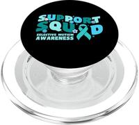 Support Squad Selective Mutism Awareness Teal Ribbon Fighter PopSockets PopGrip for MagSafe