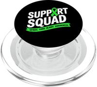 Support Squad Spinal Cord Injury Awareness Ribbon Fighter PopSockets PopGrip for MagSafe