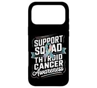 Support Squad Thyroid Cancer Awareness Ribbon Case for iPhone 17 Pro Max