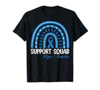 Support Squad Type 1 Diabetes - T1D Diabetes Awareness T-Shirt