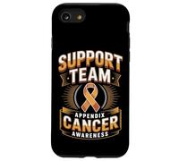 Support Team Appendix Cancer Awareness Ribbon Case for iPhone SE (2020) / 7/8
