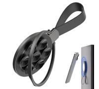 Support Téléphone Magnétique À Ventouse - Pliant Réglable Avec Miroir | Support Universel Smartphone, Fixation Murale Salle De Bain, Cuisine, Bureau, Table, Dortoir, Appartement |