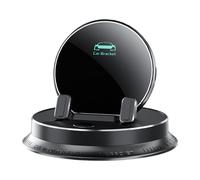 Support Téléphone Voiture - 78x55mm PC ABS Silicone Rotation 360 Degrés, Fixation Tableau De Bord Universelle | Porte Smartphone Réglable Pour Conduite Sécurisée Intérieur Auto Induction Intelligent