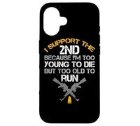 Support The 2nd Pro Gun Owner Rights Second Amendment Saying Case for iPhone 16