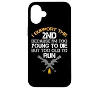 Support The 2nd Pro Gun Owner Rights Second Amendment Saying Case for iPhone 16 Plus
