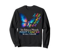Support The Cancer We Believe in Miracles Fight In Sweatshirt