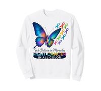 Support The Cancer We Believe in Miracles Fight In Sweatshirt