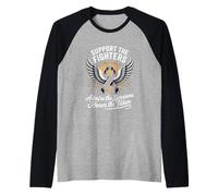 Support The Fighters Admire The Survivors Honor The Taken Raglan Baseball Tee