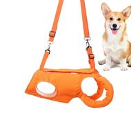 Support the sling for dogs - lift the auxiliary belt, an adjustable rear belt, pet mobility assistant for dog recovery, hiking comfort injury, rehab, large handle hold