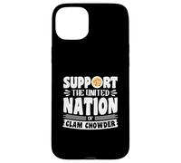 Support the united nation of Clam Chowder Case for iPhone 15 Plus