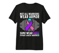 Support Thyroid Cancer Awareness Tee, Thyroid Cancer Gifts Premium T-Shirt