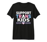 Support Trans Kids LGBTQ+ Pride Equality Ally Design Premium T-Shirt
