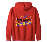 Support Ukraine With Sunflowers & Hope Zip Hoodie