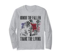 Support Veteran - Honor The Fallen Thank The Living Long Sleeve T-Shirt