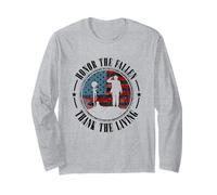 Support Veteran - Honor The Fallen Thank The Living Long Sleeve T-Shirt