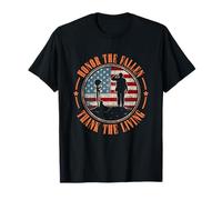 Support Veteran - Honor The Fallen Thank The Living T-Shirt