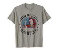 Support Veteran - Honor The Fallen Thank The Living T-Shirt