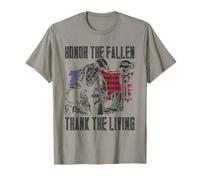 Support Veteran - Honor The Fallen Thank The Living T-Shirt