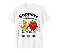 Support Your Fruity Friends Gay Pride Month LGBTQ Fruit Ally T-Shirt