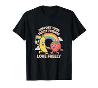 Support Your Fruity Friends Love Freely LGBTQIA+ T-Shirt