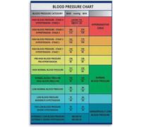 Support Your Heart Wellness Poster, Understanding Blood Pressure Guide, Motivational Health Decor for Home, Senior Center, Cardiac Rehab Waiting Room(Unframed,12x18inch(30x45cm))