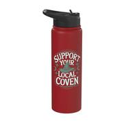 Support Your Local Coven Stainless Steel Insulated Water Bottle