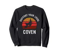 Support Your Local Coven, Witch Costume, Wiccan Halloween Sweatshirt