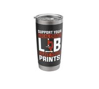 Support Your Local Crime Lab Forensic Analyst True Crime CSI Stainless Steel Insulated Tumbler