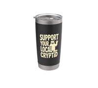 Support Your Local Cryptid Cute Friendly Monster Stainless Steel Insulated Tumbler