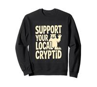 Support Your Local Cryptid Cute Friendly Monster Sweatshirt