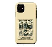 Support Your Local Cryptid Folklore Creatures Halloween Case for iPhone 11