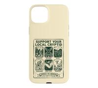 Support Your Local Cryptid Folklore Creatures Halloween Case for iPhone 15 Plus