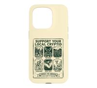 Support Your Local Cryptid Folklore Creatures Halloween Case for iPhone 15 Pro
