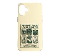 Support Your Local Cryptid Folklore Creatures Halloween Case for iPhone 16 Plus