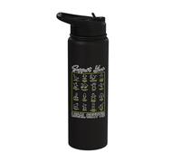 Support Your Local Cryptid Monsters American Cryptozoology Stainless Steel Insulated Water Bottle