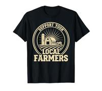 Support Your Local Farmers Go to Farmer's Market Funny T-Shirt