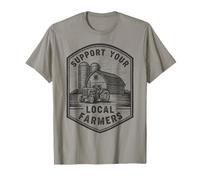 Support Your Local Farmers Markets Farming T-Shirt
