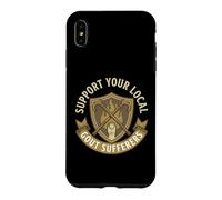 Support Your Local Gout Humor Retro Flare Up Case for iPhone XS Max