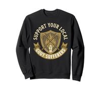 Support Your Local Gout Humor Retro Flare Up Sweatshirt