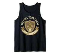 Support Your Local Gout Humor Retro Flare Up Tank Top